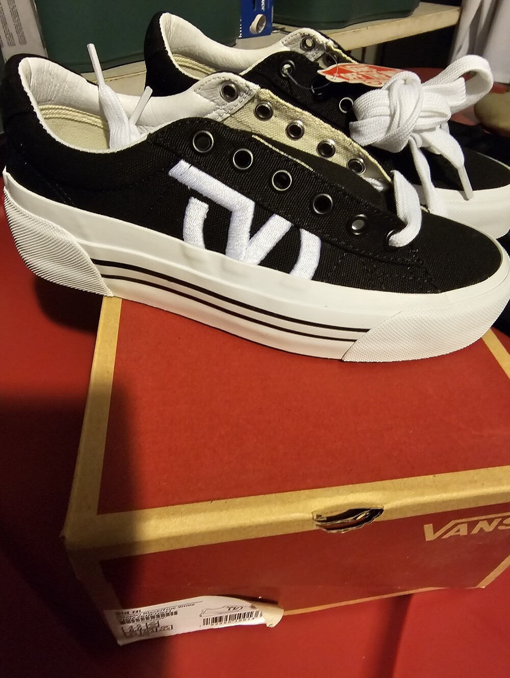 Vans UA Sid Ni Black/White, US 4.5.Men, 6W, New #Skateboarding